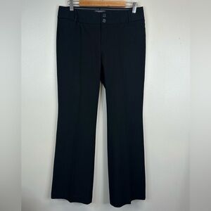 Banana Republic Womens 10 Jackson Fit Black Stretch Straight Leg Pants Office